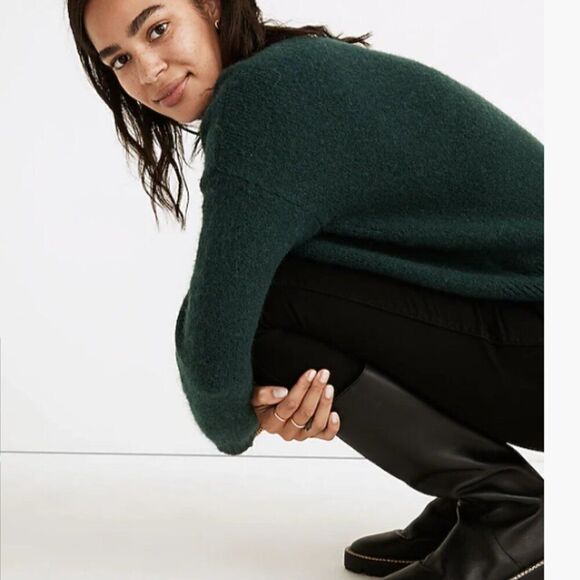 MADEWELL Dillon Mockneck Sweater Green - Picture 2 of 10